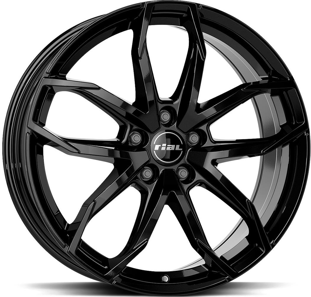 RIAL LUCCA DIAM BLACK 6.5x16 4/100 ET46 CB54.1