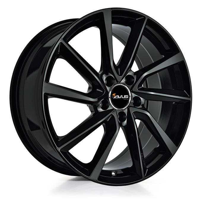 AVUS AC-518 BLACK 8x19 5/110 ET33 CB65.1