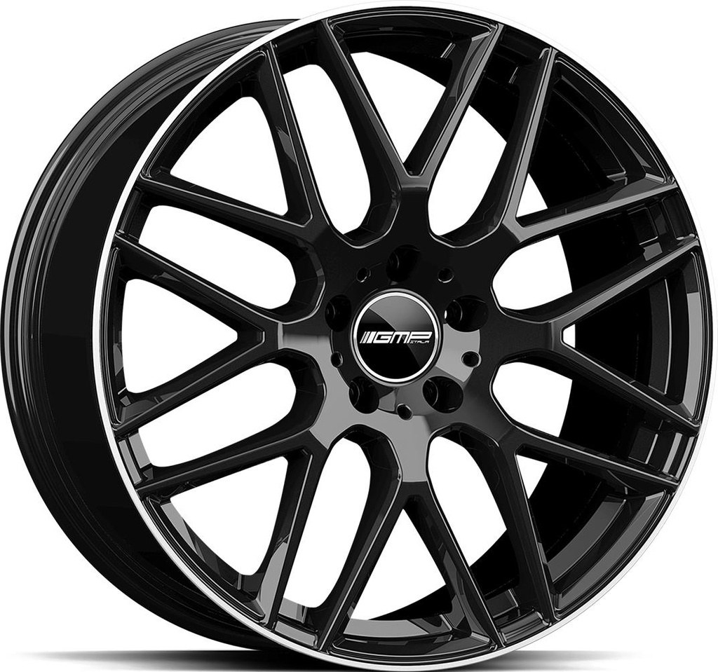 GMP BERGHEM BLACK DIAM LIP 8.5x20 5/112 ET45 CB66.6
