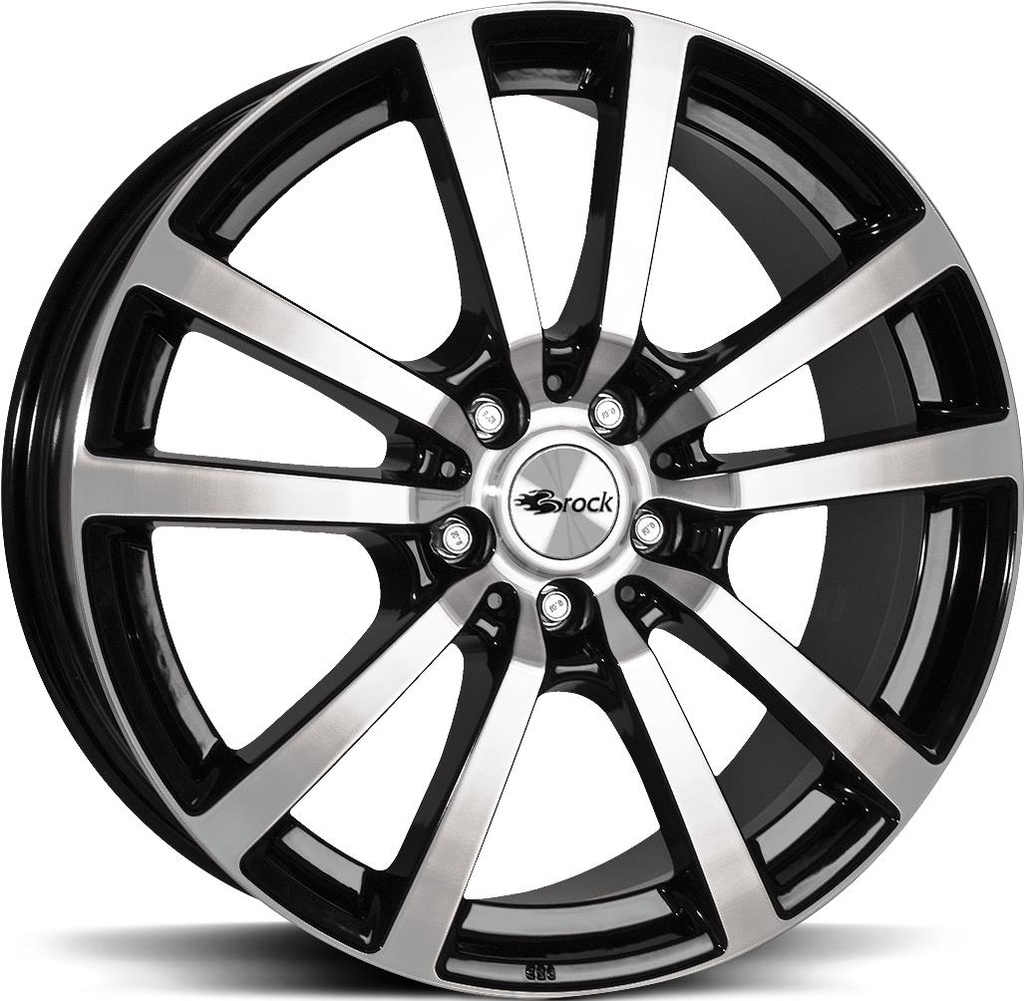 BROCK RC25 BLACK FULL POL 7.5x18 5/112 ET56 CB66.6