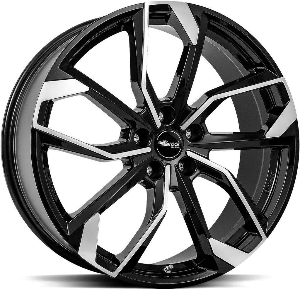 BROCK RC34 BLACK FULL POL 8x19 5/112 ET45 CB57.1