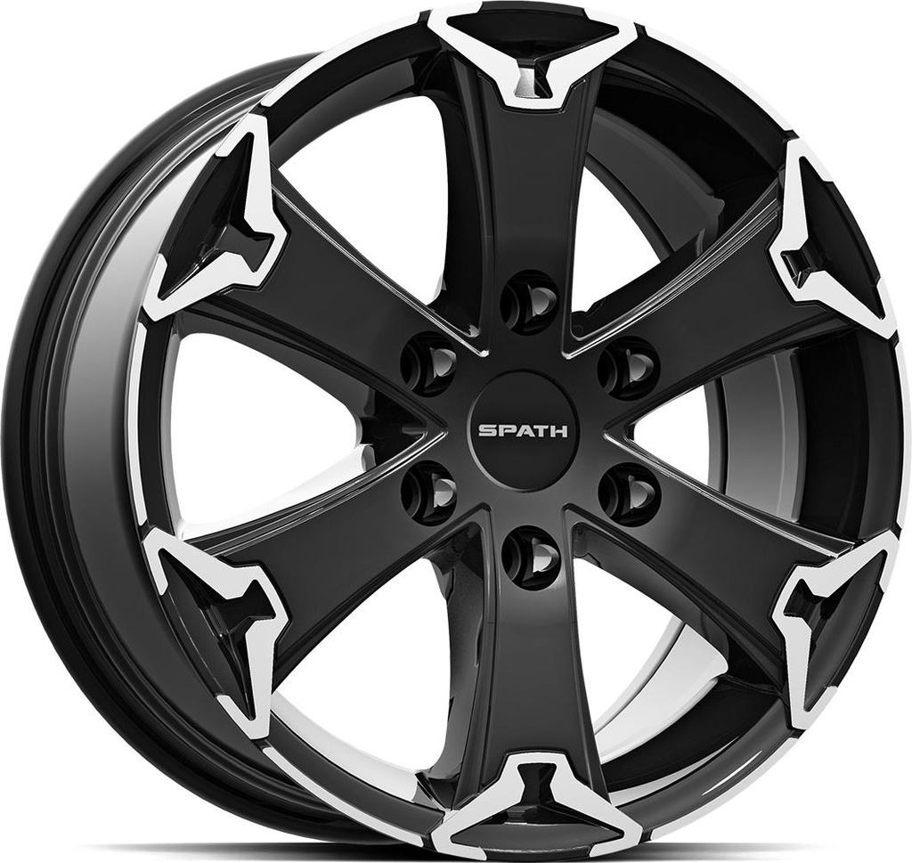 SPATH SP52 H BLACK LIP POL 9x20 6/130 ET50 CB84.1