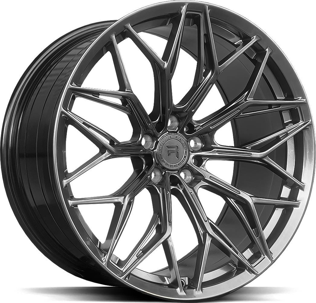 R-SERIES R18 HYPER SILV BLACK 8.5x20 5/112 ET38 CB66.6