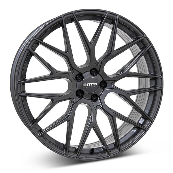NITRO FURY FF G.GREY | 9,5X21 5-114,3 E40 C64,06 60 9.5x21 5/114.3 ET40 CB64.1