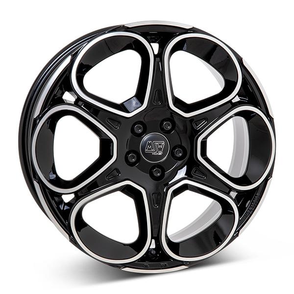 MSW 83 G.BLK/POL | 7,5X18 5-100 E35 C63,40 60 7.5x18 5/100 ET35 CB63.4