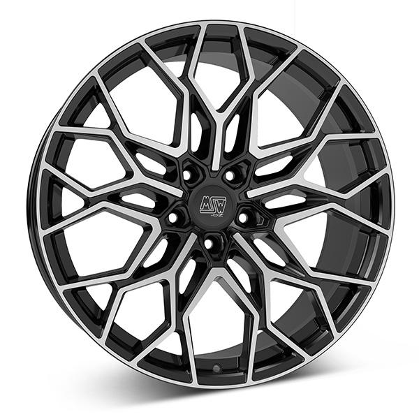MSW 51 G.BLK/POL | 10X20 5-112 E19 C66,56 R14 10x20 5/112 ET19 CB66.6