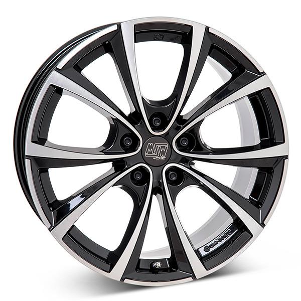 MSW 27T G.BLK/POL | 8,5X19 5-114,3 E35 C64,1 60 8.5x19 5/114.3 ET35 CB64.1