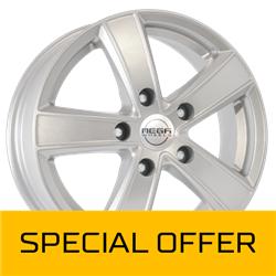 MEGA WHEELS HERCULES 5 SILVER 6.5x16 5/112 ET50 CB66.6