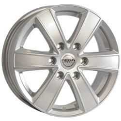 MEGA WHEELS HERCULES 6 SILVER 6.5x17 6/120 ET50 CB74.6