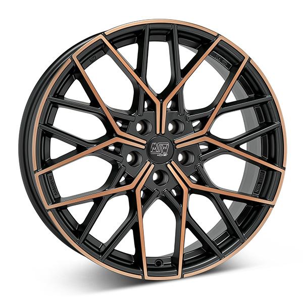 MSW 74 M.BLK/COPPER POL | 8X19 5-112 E35 C73,10 60 8x19 5/112 ET35 CB73.1