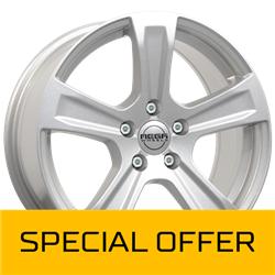 MEGA WHEELS LEO SILVER 8.5x20 5/112 ET32 CB66.5