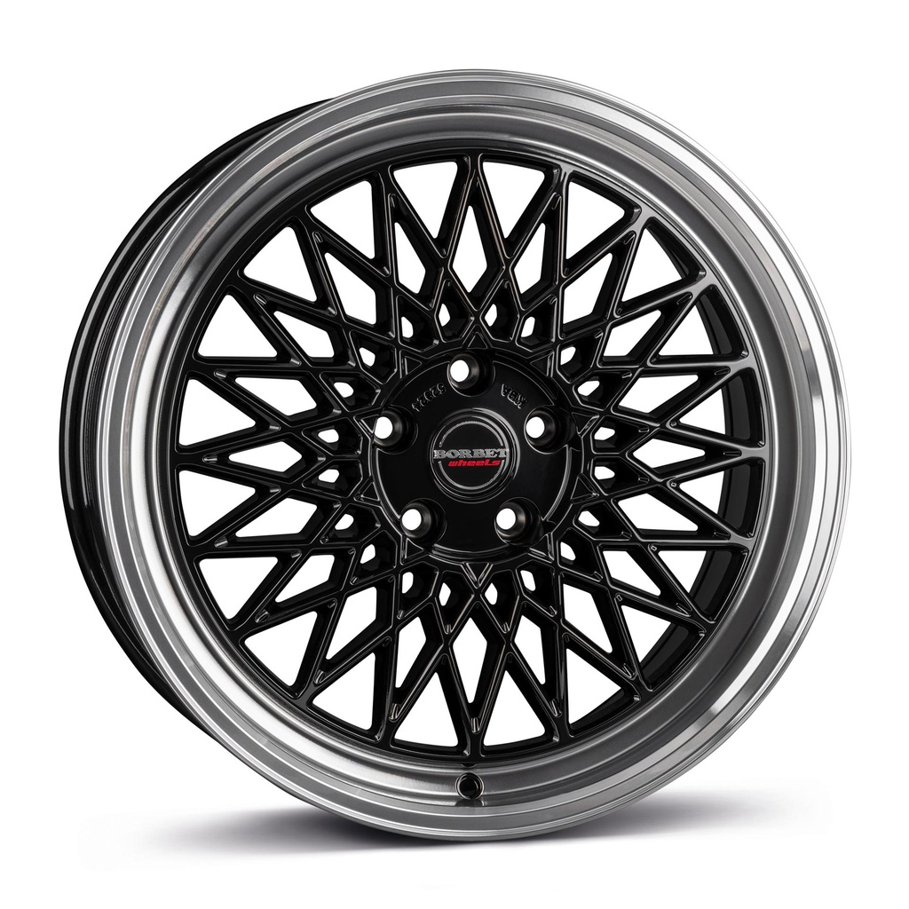 BORBET B BLACK RIM POL 8x17 5/114.3 ET35 CB72.5