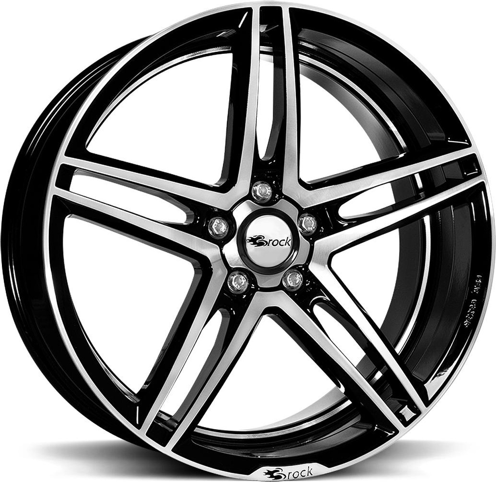 BROCK B33 BLACK FULL POL 8.5x19 5/114.3 ET45 CB72.6