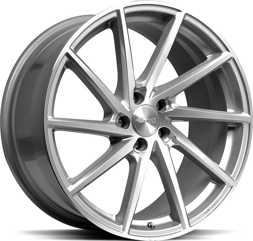 BROCK B37 CRYSTAL SILV POL 8x18 5/112 ET54 CB66.7