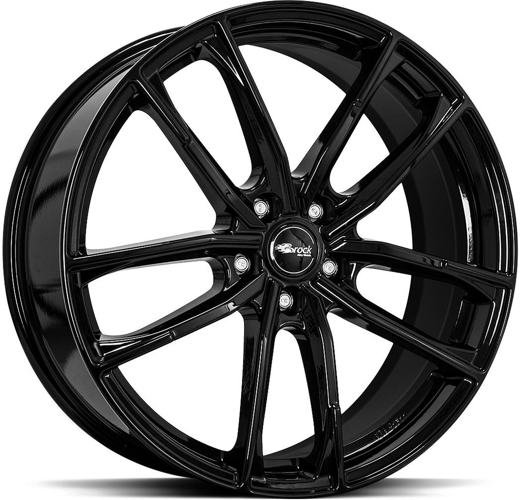BROCK B38 SHINY BLACK 8x18 5/114.3 ET49 CB72.6