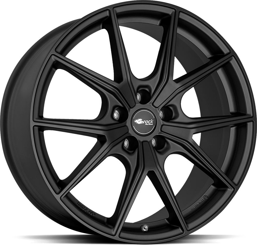 BROCK B40 SATIN BLACK MATT 8x19 5/120 ET45 CB64.1