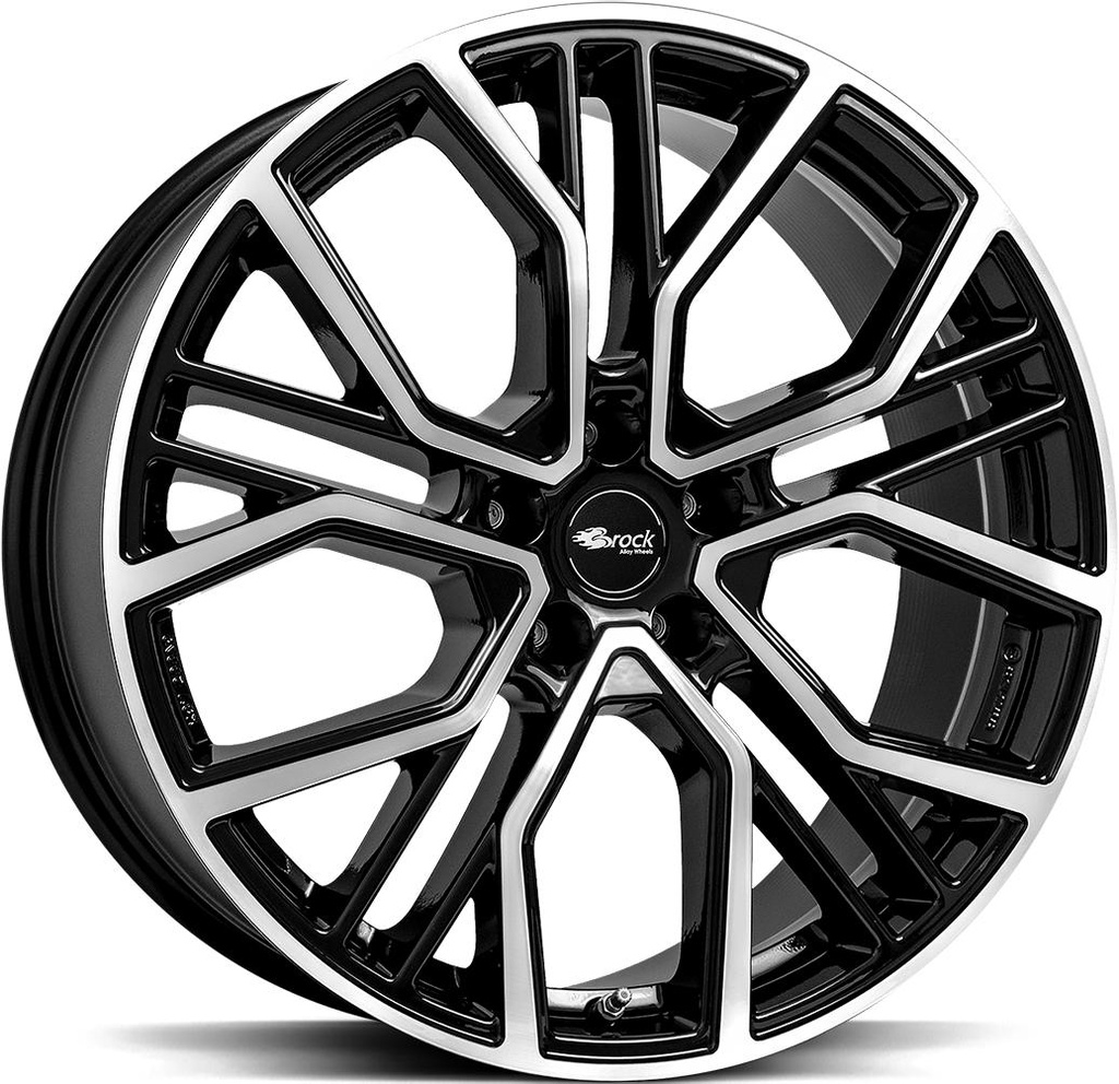 BROCK B41 BLACK FULL POL 9x20 5/112 ET14 CB66.6