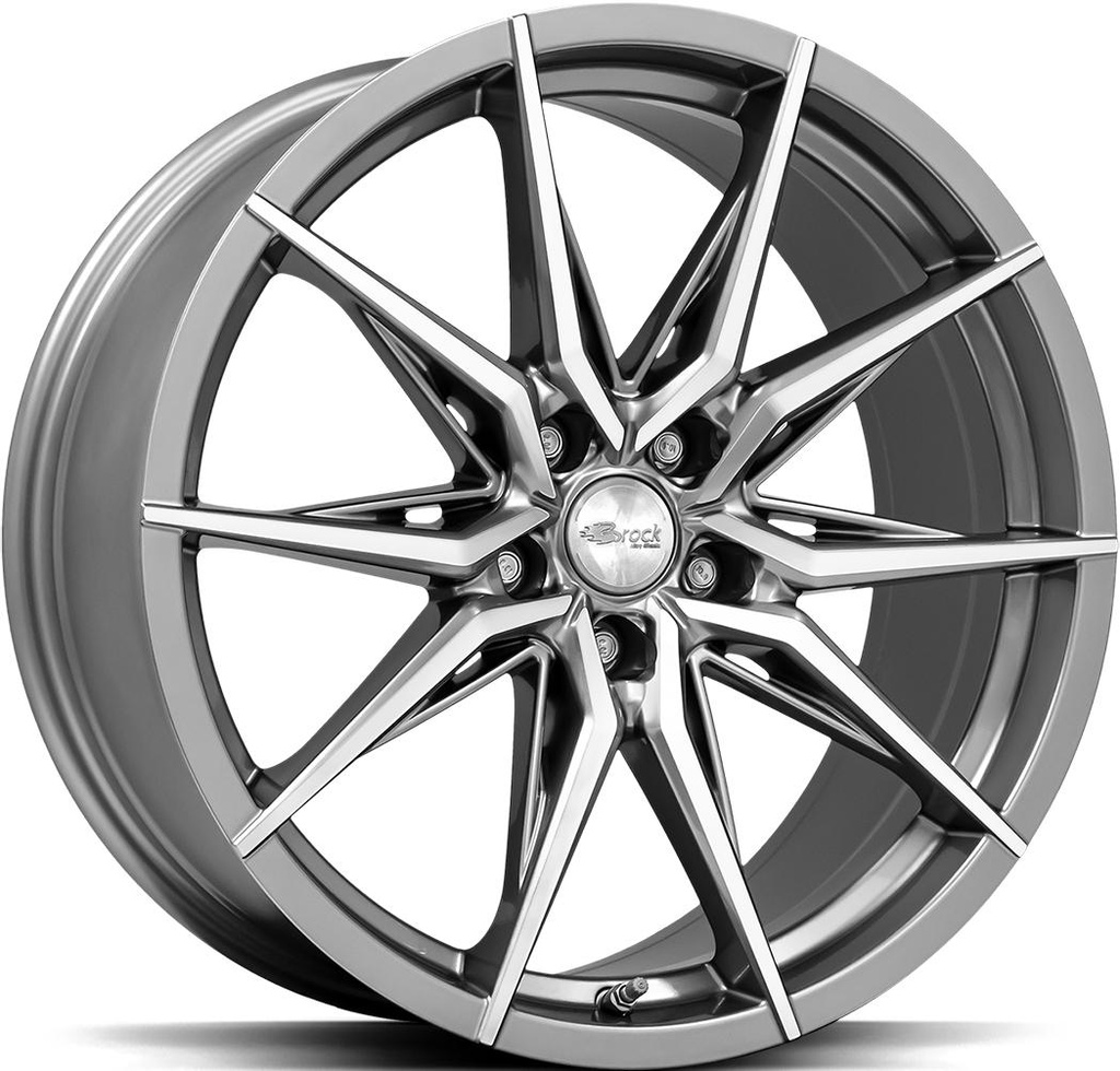 BROCK B42 FERRIC GREY POL 8.5x20 5/108 ET45 CB63.4
