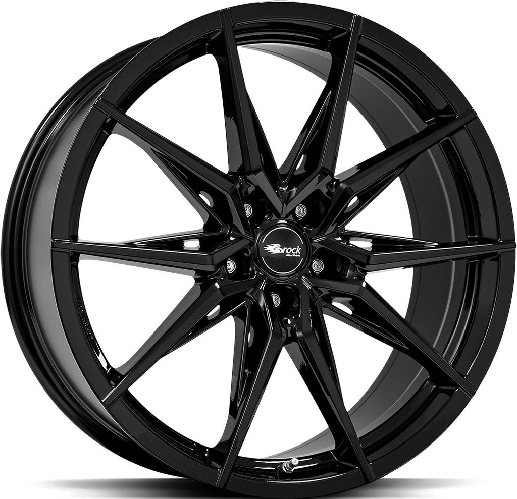 BROCK B42 SHINY BLACK 9.5x20 5/120 ET42 CB72.6