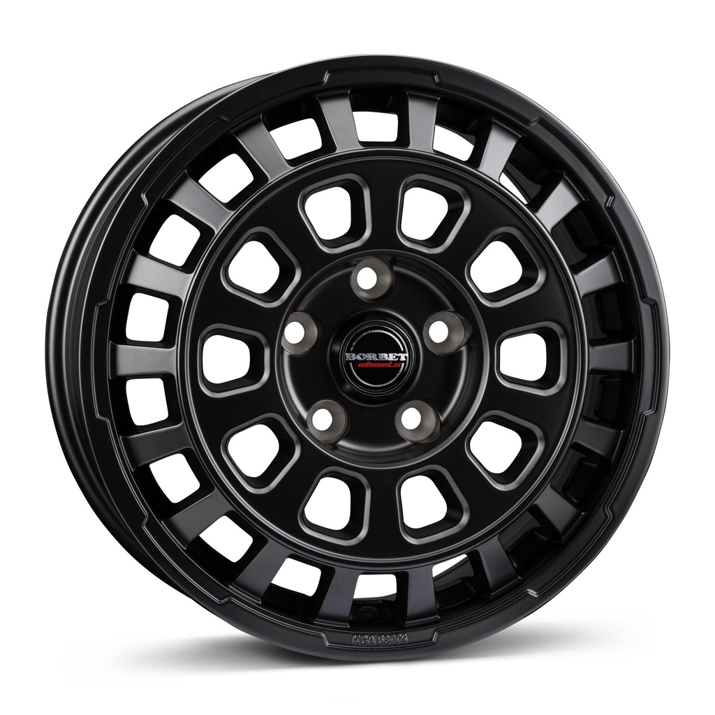 BORBET CW7 BLACK MATT 7.5x18 5/120 ET53 CB65.1