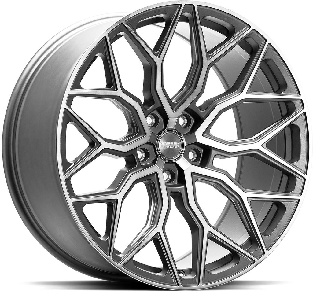 VOSSEN HF2 TINTED MATT GUN METAL 10.5x20 5/112 ET30 CB66.6