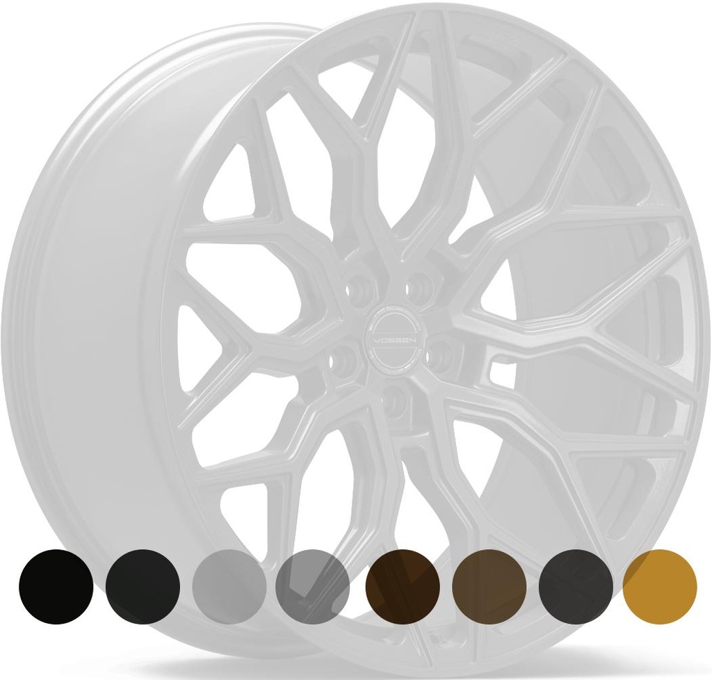 VOSSEN HF2 GLOSS BLACK 10x24 5/130 ET15 CB84.1