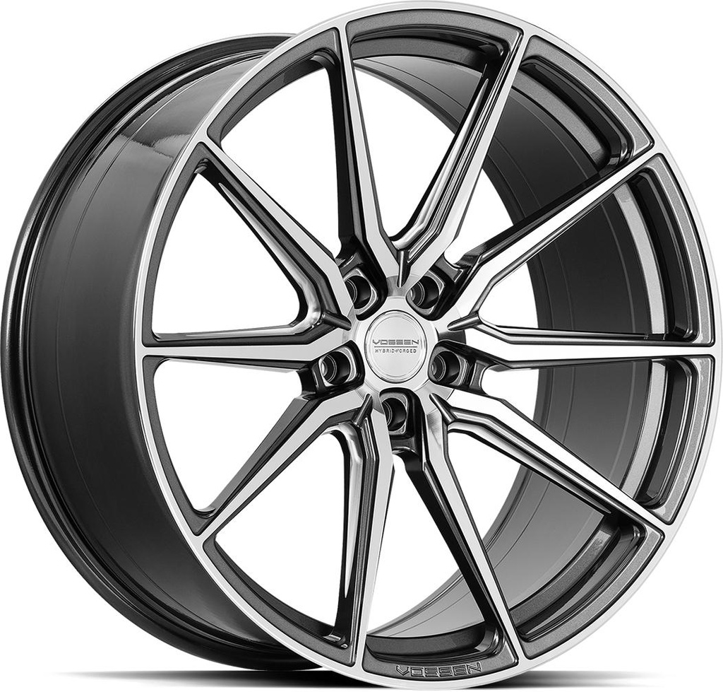 VOSSEN HF3 GLOSS GRAPHITE POL 8.5x19 5/112 ET40 CB66.6