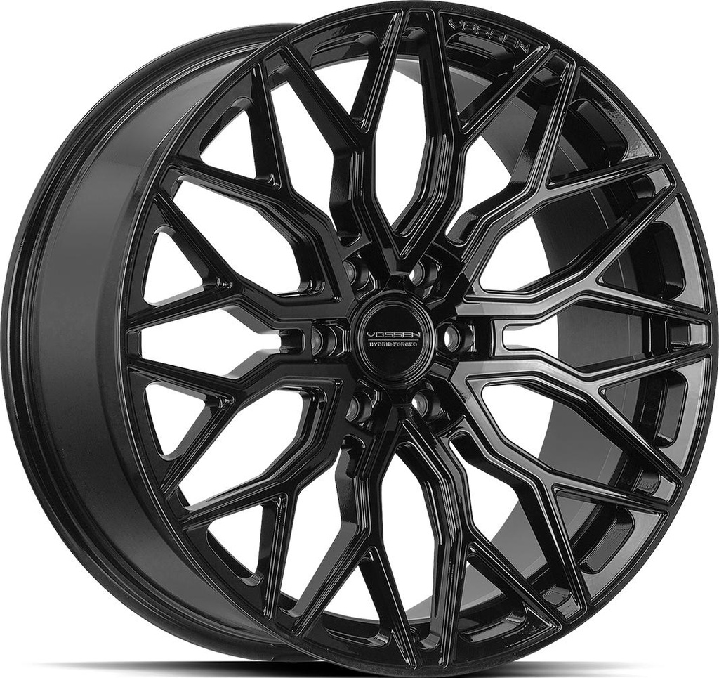 VOSSEN HF6.3 GLOSS BLACK 9.5x22 6/139.7 ET20 CB106.1