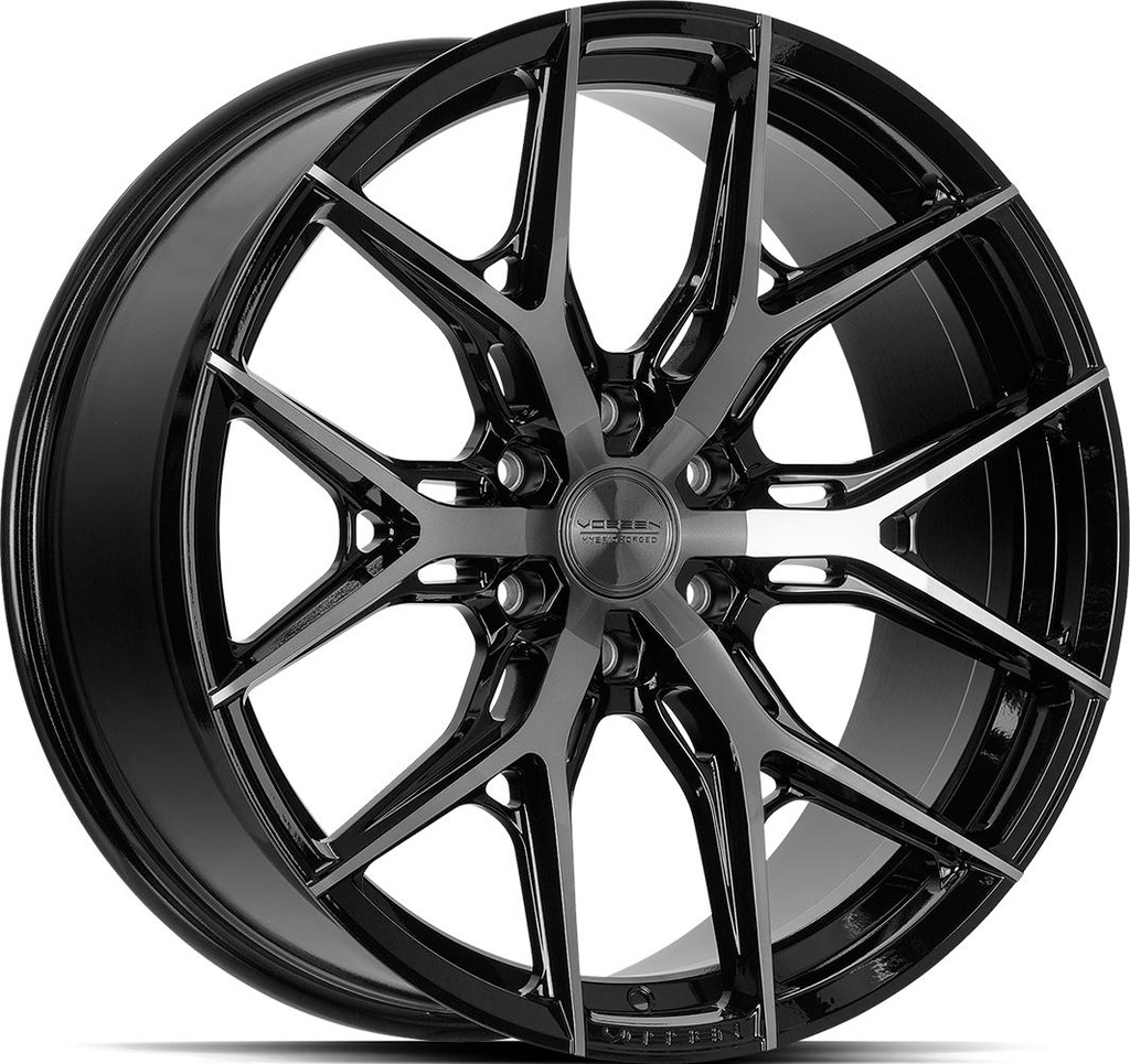 VOSSEN HF6.4 TINTED GLOSS BLACK 8.5x18 6/130 ET35 CB84.1