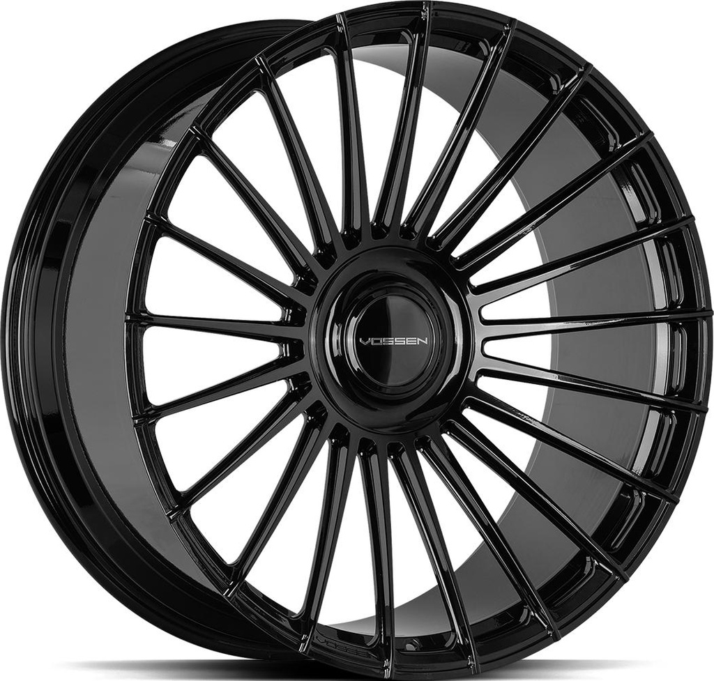 VOSSEN HF8 GLOSS BLACK 10.5x22 5/112 ET42 CB66.6