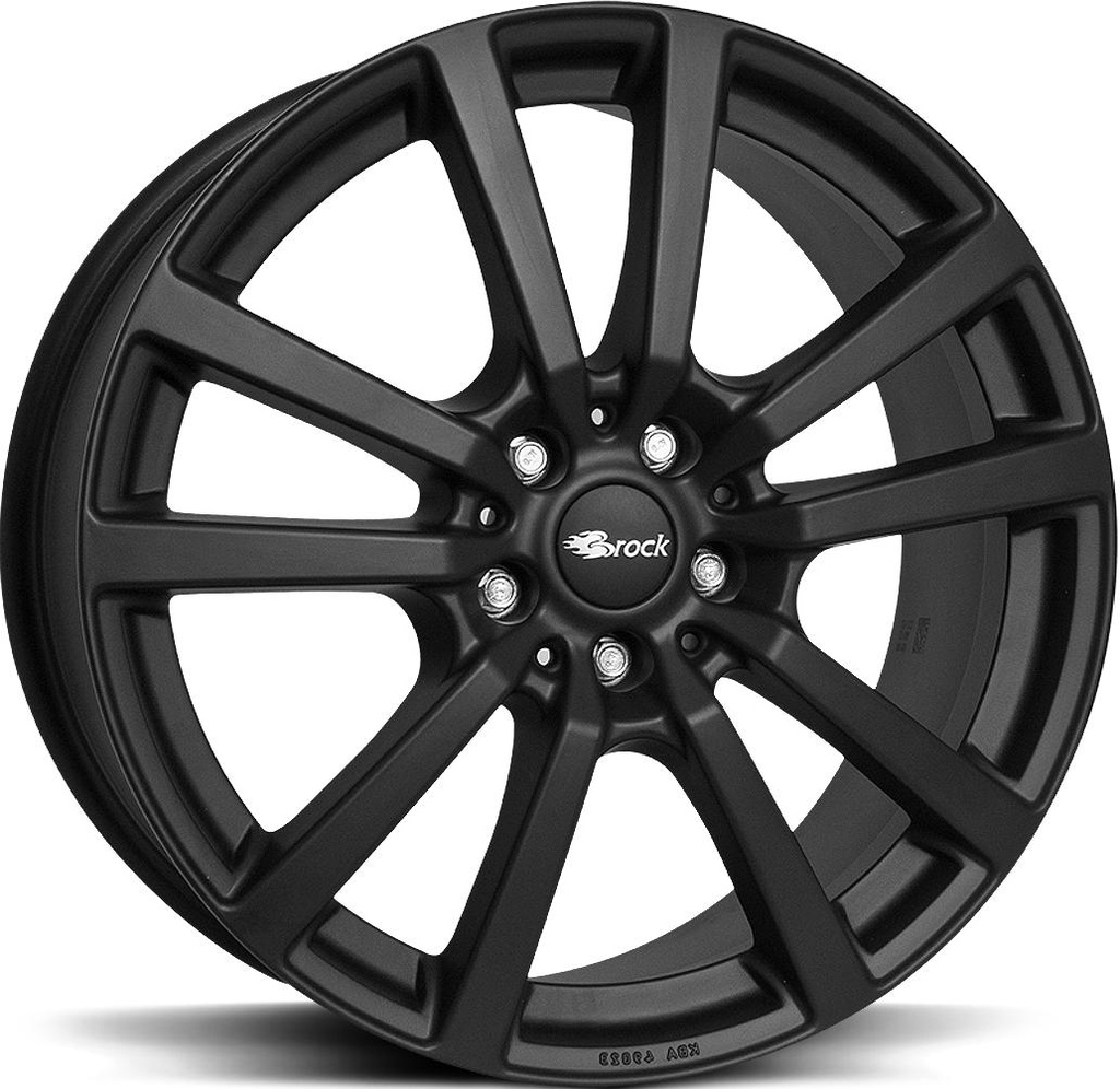 BROCK RC25T BLACK MATT 6.5x16 5/160 ET55 CB65.1
