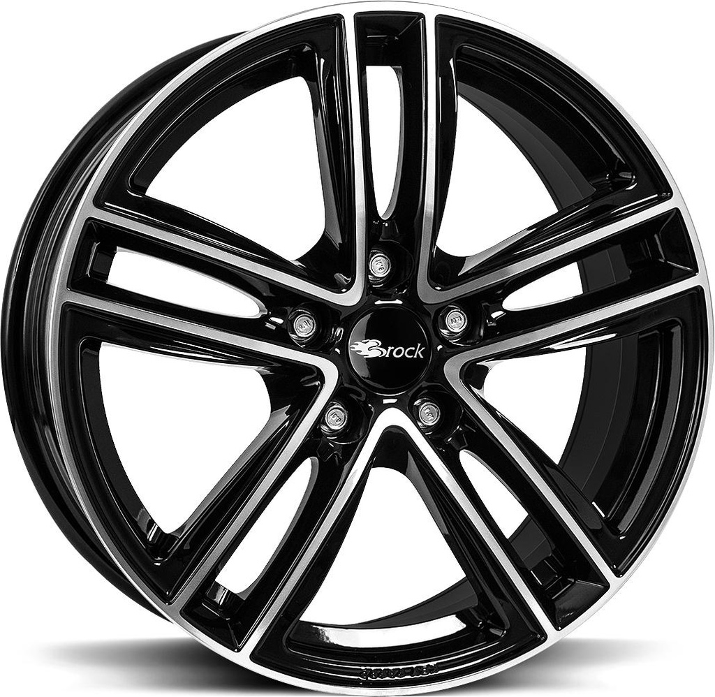 BROCK RC27 BLACK FULL POL 8x19 5/114.3 ET47 CB67.1