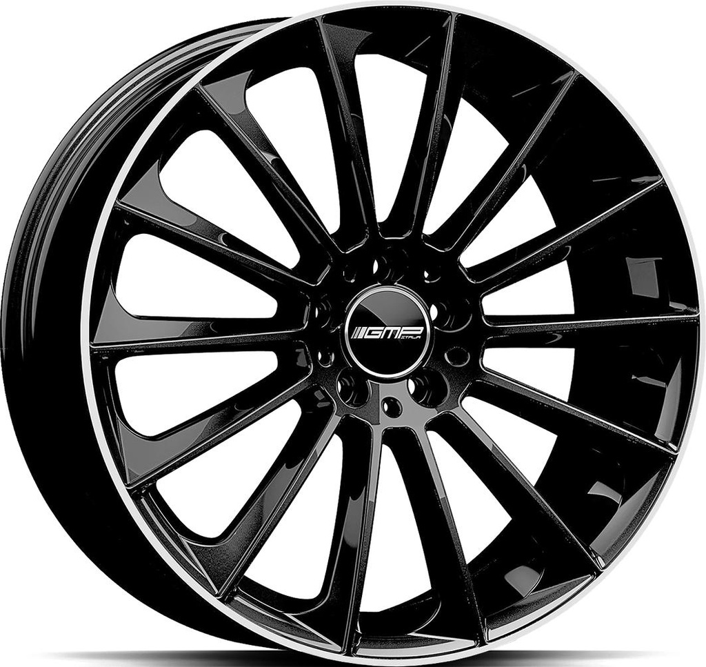 GMP STELLAR BLACK DIAM LIP 8x19 5/112 ET35 CB66.6