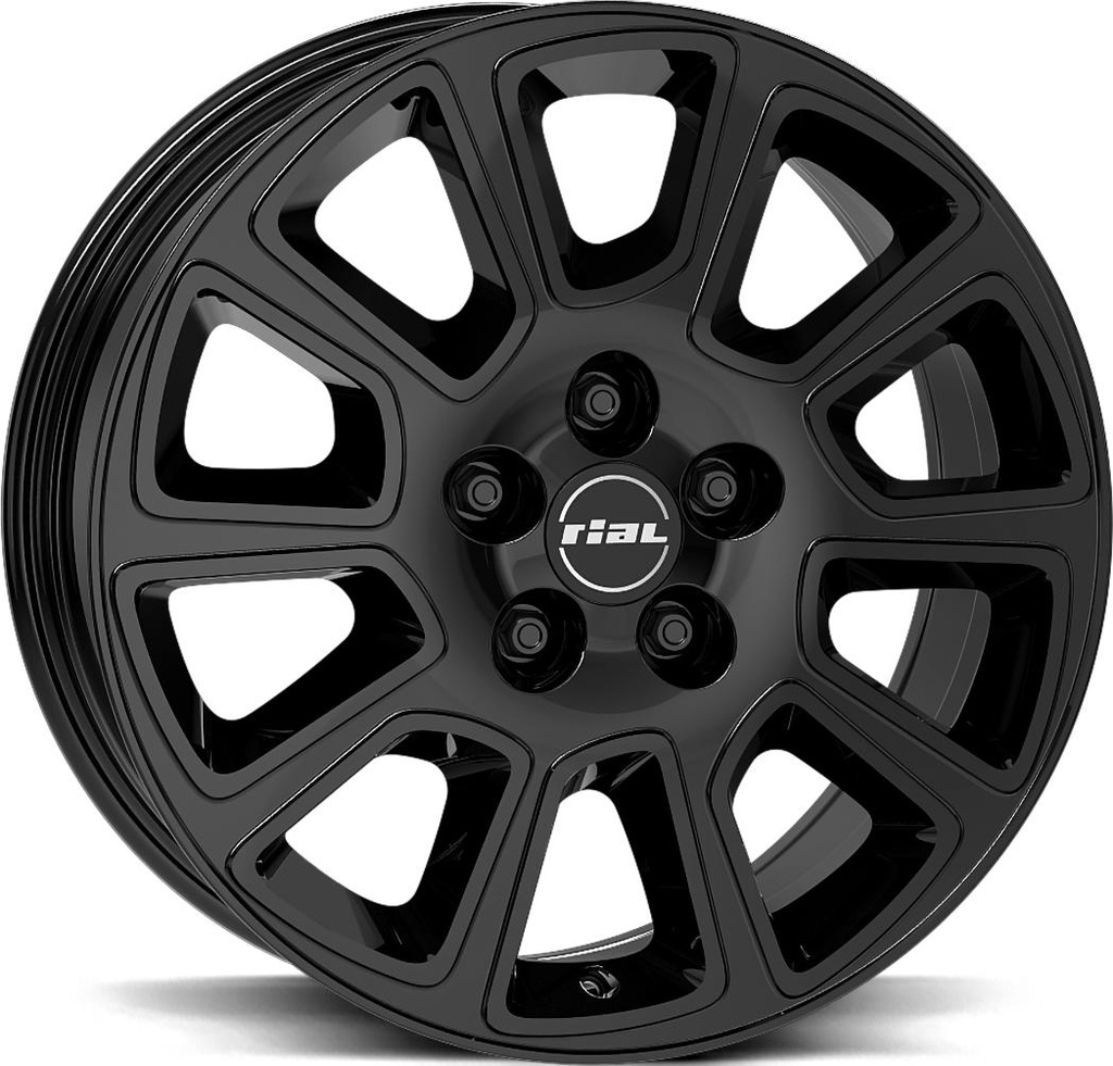 RIAL TRANSPORTER 2 DIAM BLACK 6.5x16 5/112 ET52 CB66.6