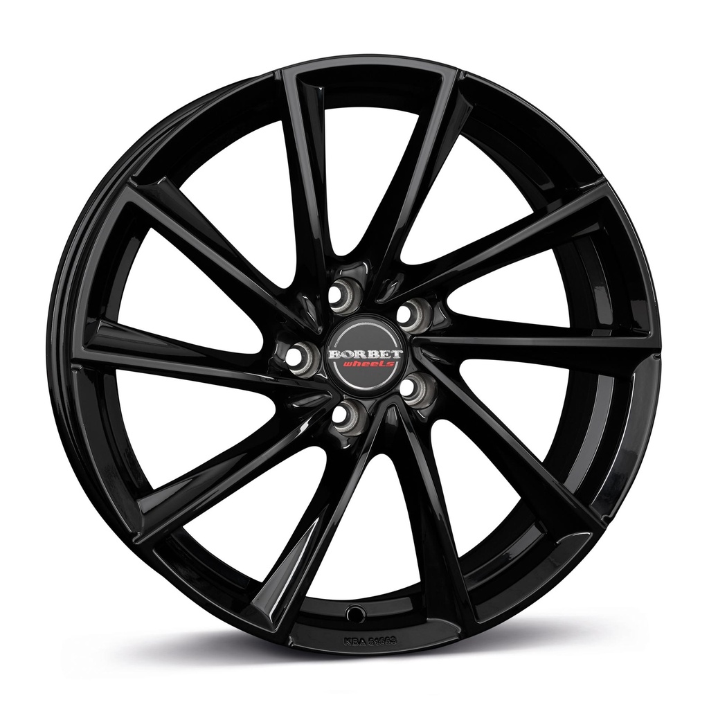 BORBET VTX BLACK GLOSS 8x18 5/112 ET37 CB66.6