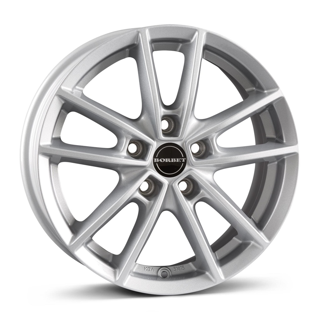 BORBET W CRYSTAL SILV 7x17 5/108 ET50 CB72.5