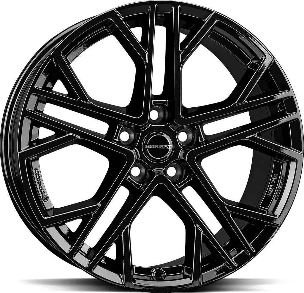 BORBET XV BLACK GLOSS 8.5x19 5/114.3 ET45 CB72.5