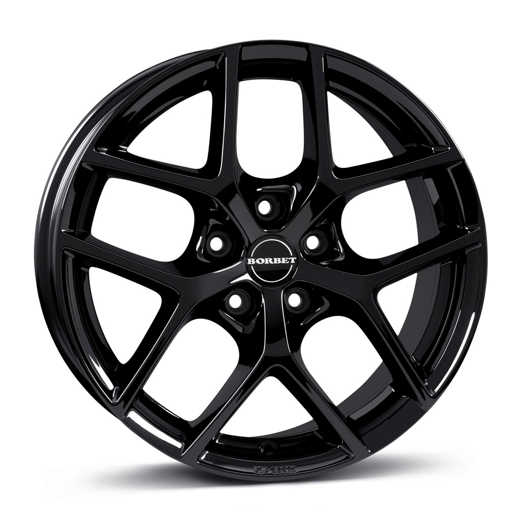 BORBET Y BLACK GLOSS 6.5x16 5/112 ET43 CB57.1
