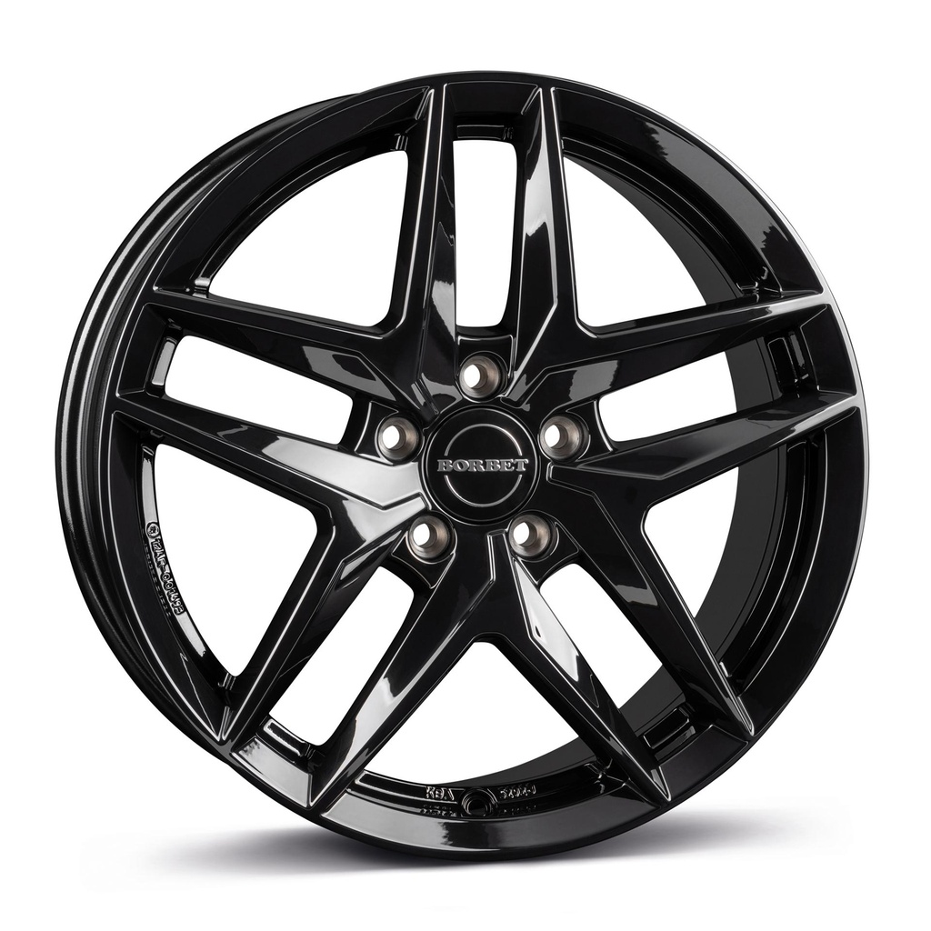 BORBET Z BLACK GLOSS 7.5x18 5/112 ET48 CB57.1