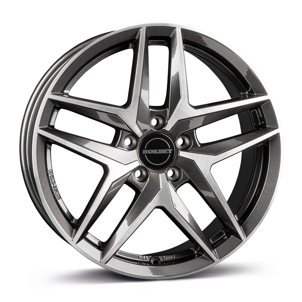 BORBET Z MIST ANTRACITE GLOSS POL 7.5x18 5/112 ET51 CB66.7
