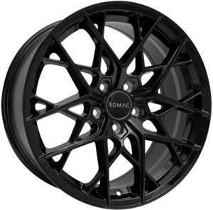 ROMAC VORTEX GLOSS BLACK 8.5x20 5/112 ET45 CB66.6