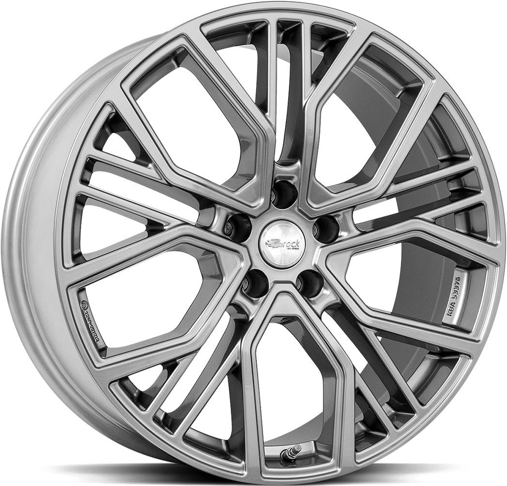 BROCK B41 FERRIC GREY 8.5x20 5/112 ET28 CB66.6