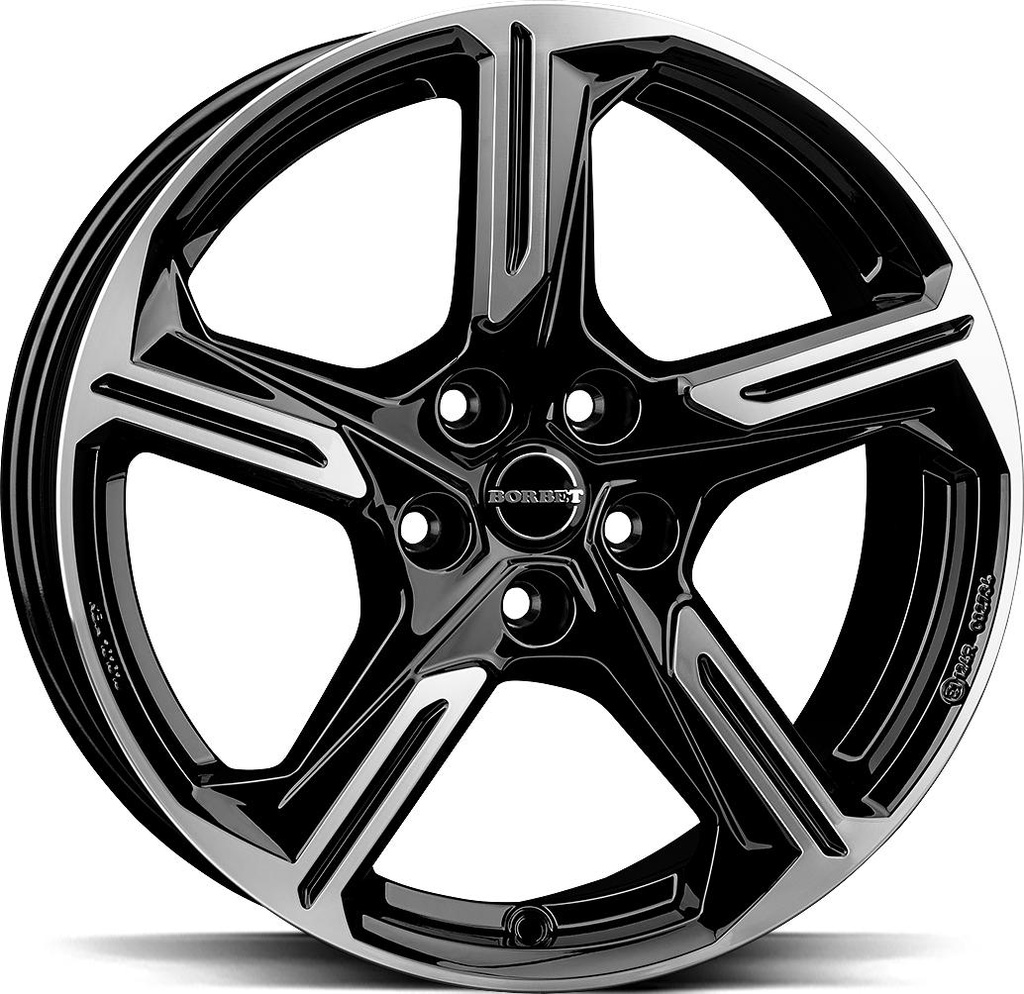 BORBET XE1 BLACK POL 7.5x18 5/112 ET40 CB57.1