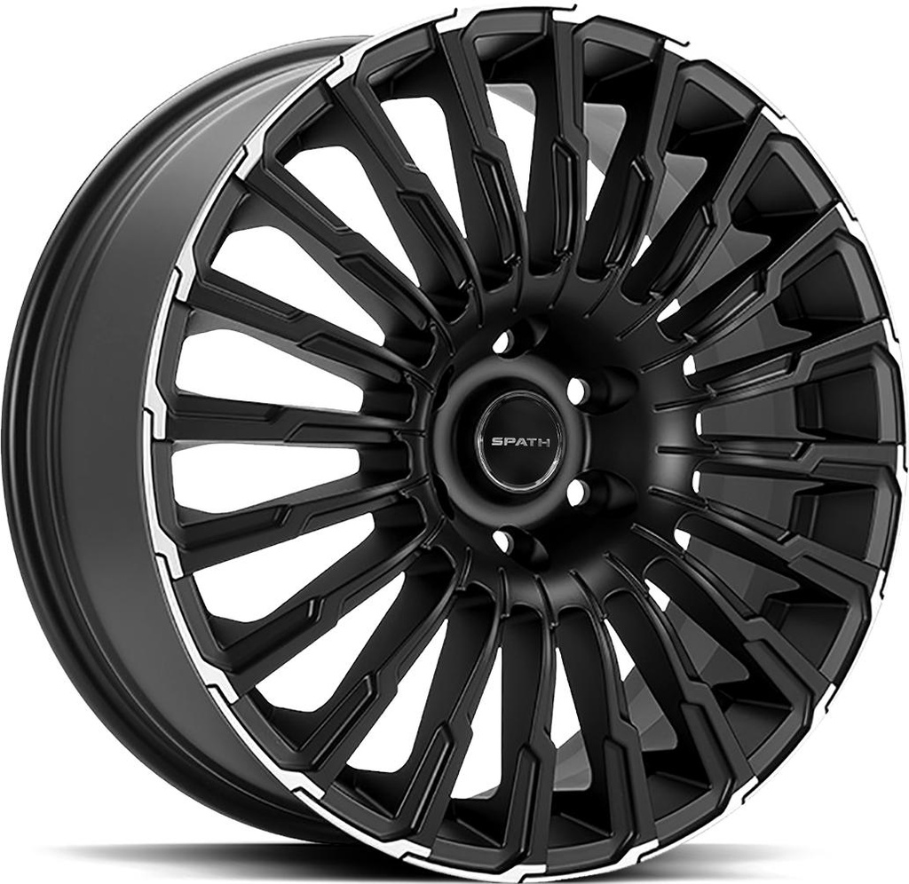 SPATH SP47H GLOSS BLACK POL LIP 8.5x20 6/130 ET50 CB84.1