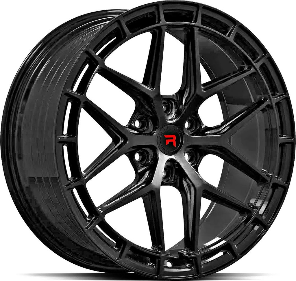 R-SERIES R21 GLOSS BLACK 8.5x20 6/120 ET45 CB74.6
