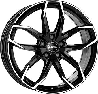 RIAL LUCCA DIAM BLACK POL 6.5x16 4/100 ET45 CB63.4
