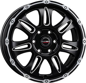 BORBET CW8 BLACK RIM WINDOW POL MATT 8x18 6/120 ET45 CB74.6