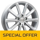 MEGA WHEELS VIRGO SILVER 6.5x16 4/108 ET15 CB65.1
