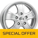 MEGA WHEELS FERRERA 5 HYPER SILVER 6.5x16 5/120 ET44 CB65.1