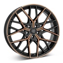 MSW 74 M.BLK/COPPER POL | 8X19 5-112 E35 C73,10 60 8x19 5/112 ET35 CB73.1